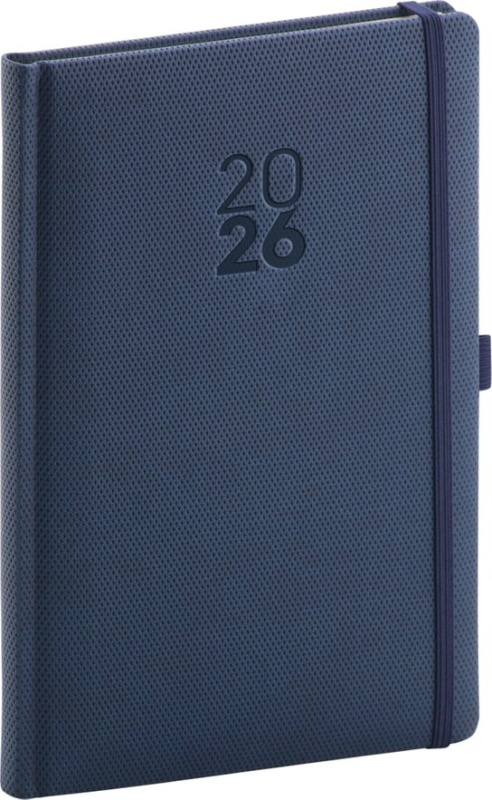 NOTIQUE Týdenní diář Diamante 2026, modrý, 15 x 21 cm Presco Group