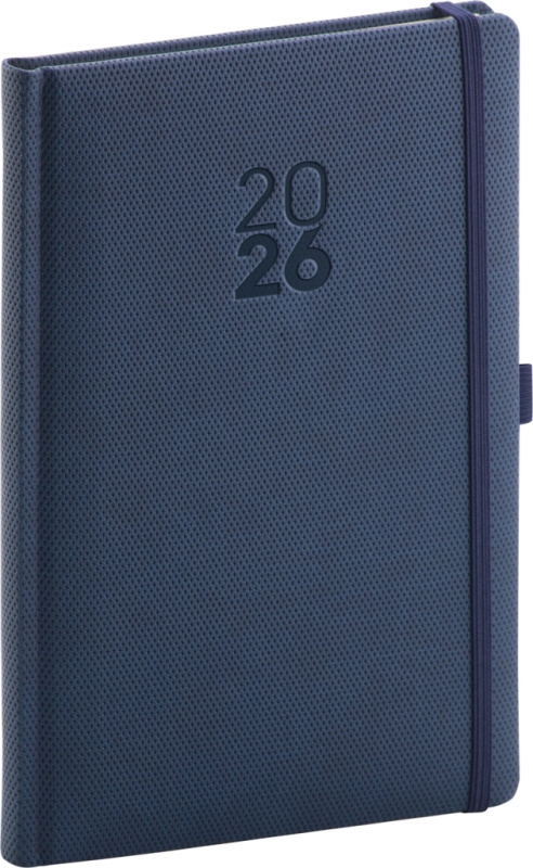 NOTIQUE Týdenní diář Diamante 2026, modrý, 15 x 21 cm Presco Group