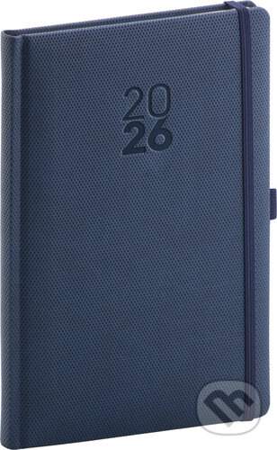NOTIQUE Týdenní diář Diamante 2026, modrý, 15 x 21 cm Presco Group