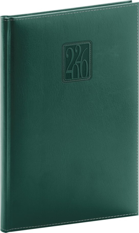 NOTIQUE Týdenní diář Panama 2026, zelený, 15 x 21 cm Presco Group