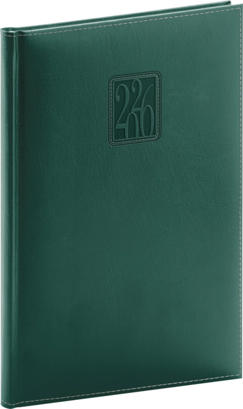 NOTIQUE Týdenní diář Panama 2026, zelený, 15 x 21 cm Presco Group