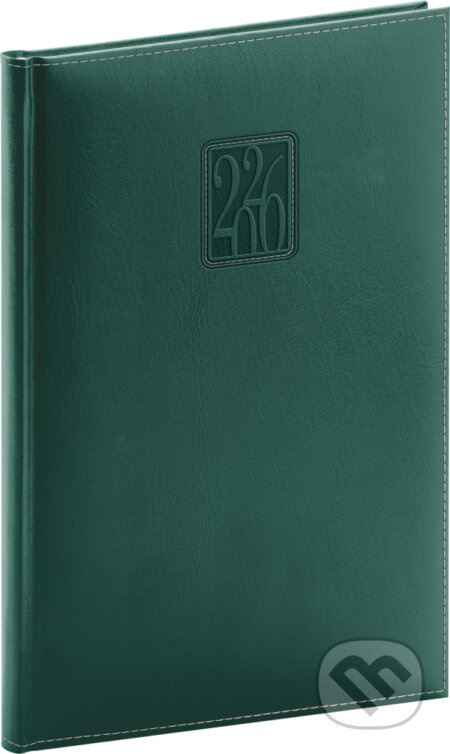 NOTIQUE Týdenní diář Panama 2026, zelený, 15 x 21 cm Presco Group