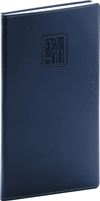 NOTIQUE Kapesní diář Panama 2026, tmavě modrý, 9 x 15,5 cm Presco Group