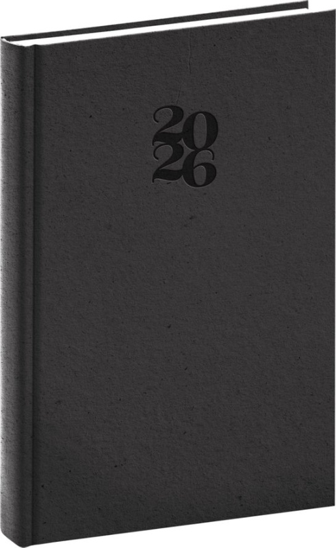Denní diář Notique Essenza 2026, káva, 15 x 21 cm
