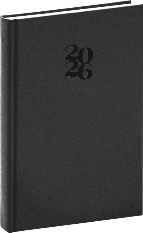 Denní diář Notique Essenza 2026, káva, 15 x 21 cm