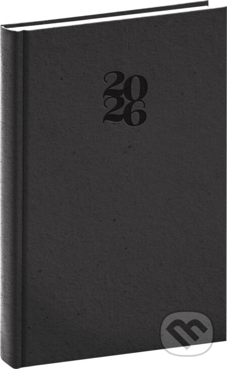Denní diář Notique Essenza 2026, káva, 15 x 21 cm