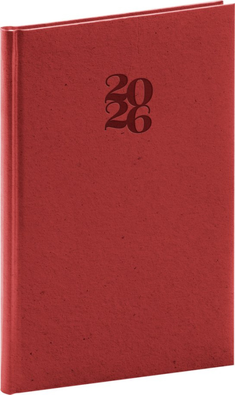 Týdenní diář Essenza 2026, třešeň
