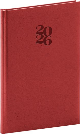 Týdenní diář Essenza 2026, třešeň