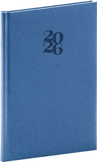 Týdenní diář Essenza 2026 švestkový 15 x 21 cm