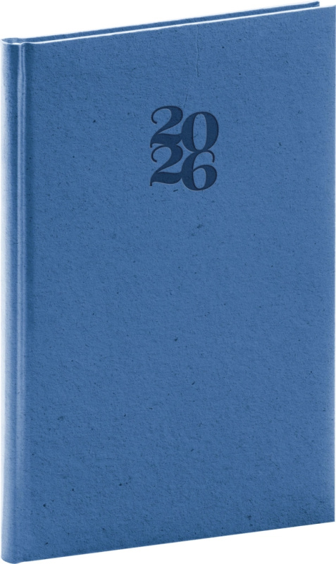 Týdenní diář Essenza 2026 švestkový 15 x 21 cm