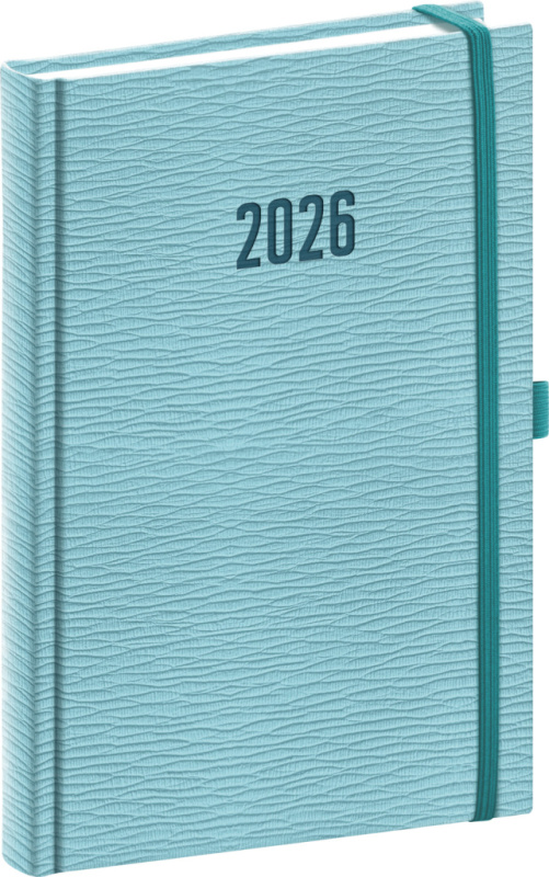 Presco Rivoli 2026 - denní diář A5 - světle modrý