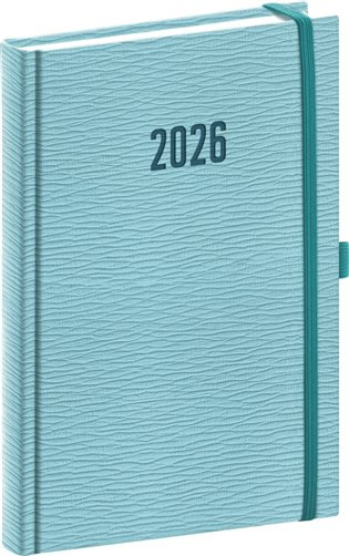 Presco Rivoli 2026 - denní diář A5 - světle modrý