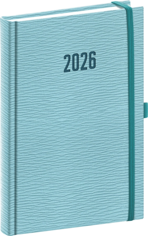 Presco Rivoli 2026 - denní diář A5 - světle modrý
