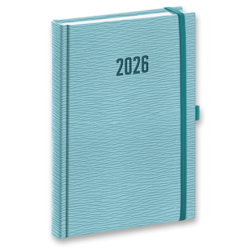 Presco Rivoli 2026 - denní diář A5 - světle modrý