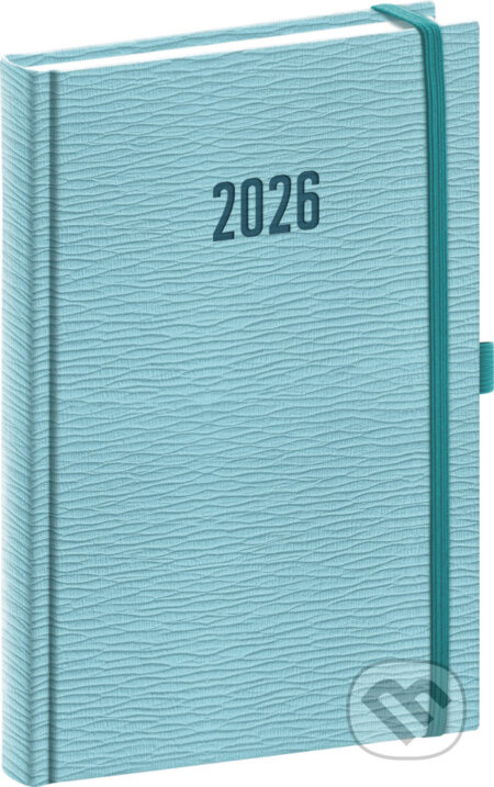 Presco Rivoli 2026 - denní diář A5 - světle modrý