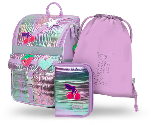 BAAGL SET 3 Zippy Lavender: aktovka, penál, sáček Presco Group