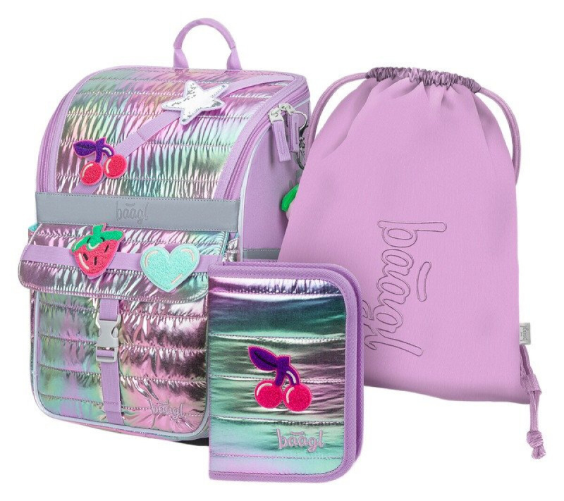 BAAGL SET 3 Zippy Lavender: aktovka, penál, sáček Presco Group