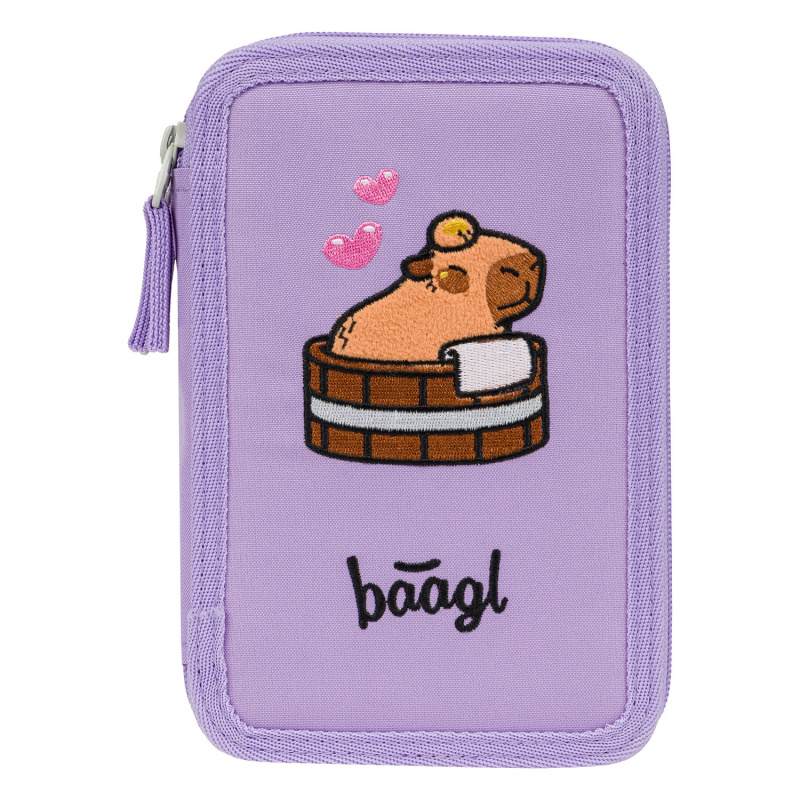 BAAGL Školní penál třípatrový Kapybara Presco Group