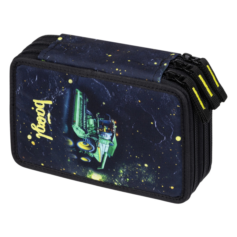 BAAGL Školní penál třípatrový Traktor GRS Presco Group