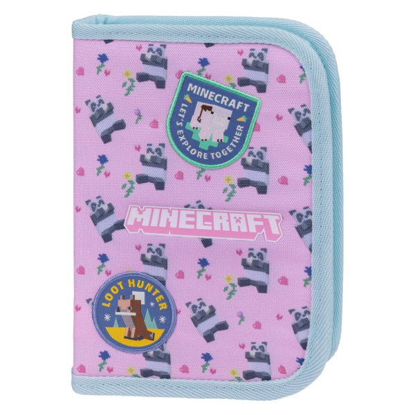BAAGL Školní penál jednopatrový Minecraft Panda Presco Group