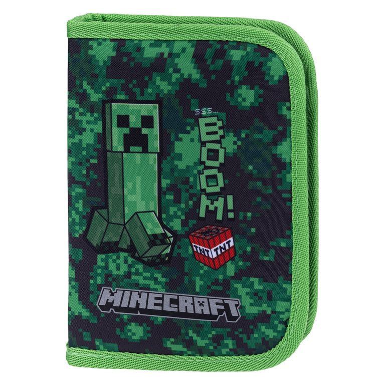 BAAGL Školní penál jednopatrový Minecraft Boom Presco Group