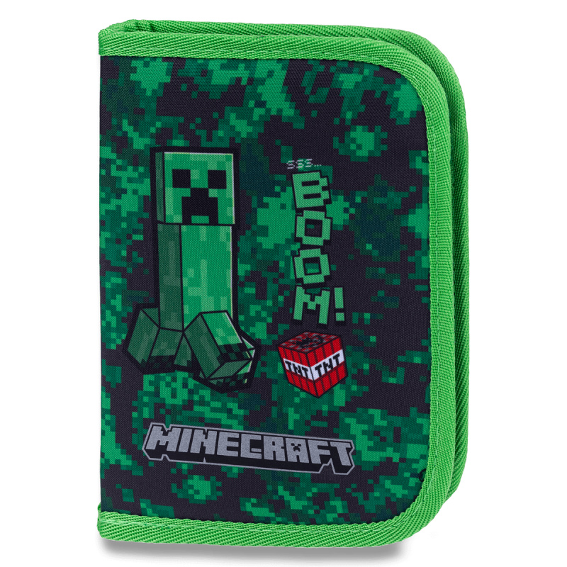 BAAGL Školní penál jednopatrový Minecraft Boom Presco Group