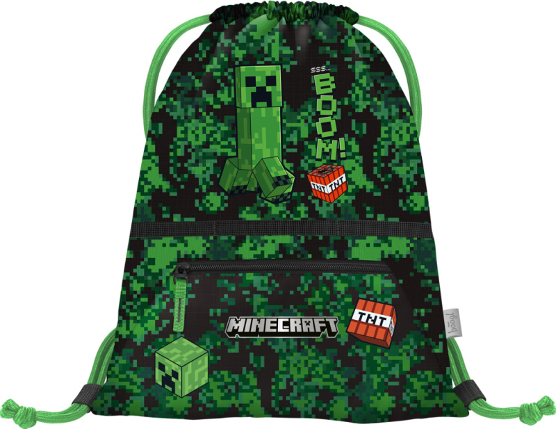 BAAGL Sáček s kapsou Minecraft Boom Presco Group