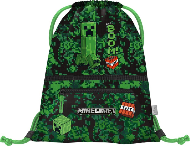 BAAGL Sáček s kapsou Minecraft Boom Presco Group