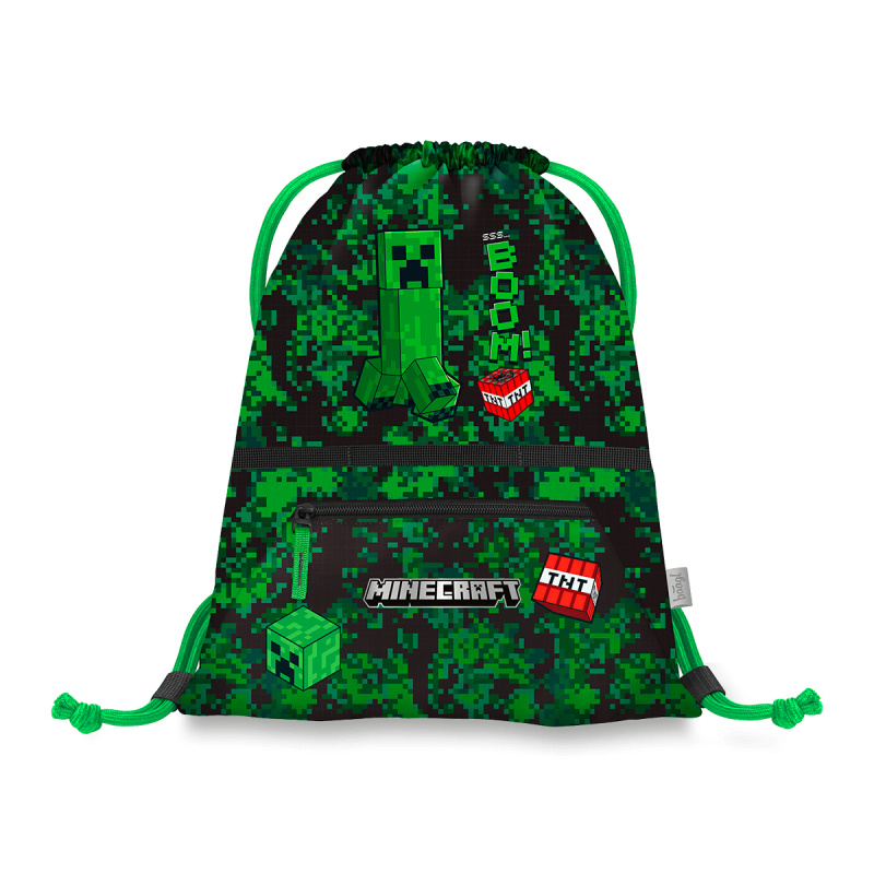 BAAGL Sáček s kapsou Minecraft Boom Presco Group