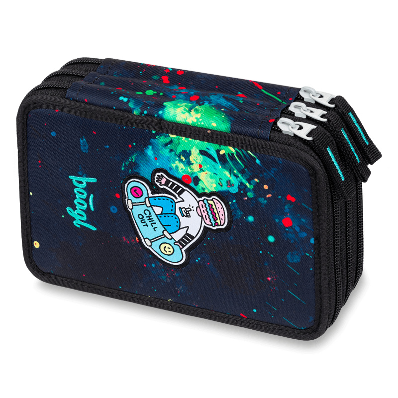 BAAGL Školní penál třípatrový Chill GRS Presco Group