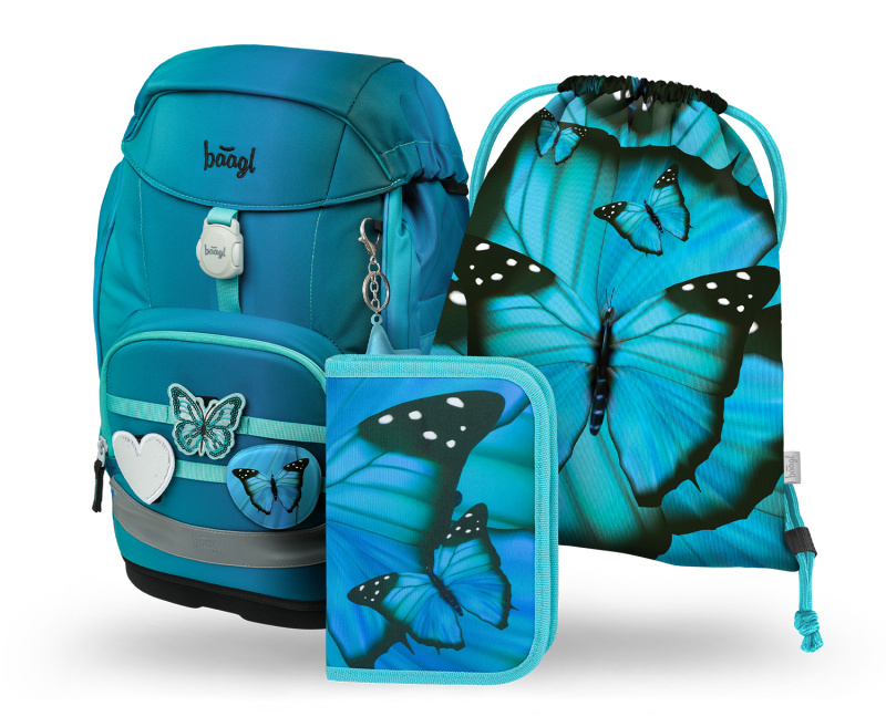 BAAGL SET 3 Airy Plus Butterfly: batoh, penál, sáček   Presco Group