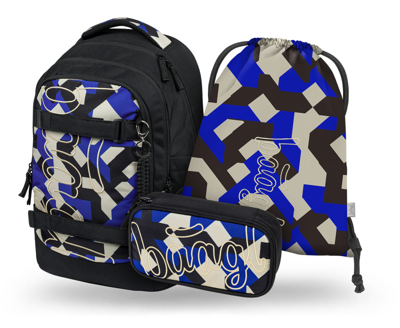 BAAGL SET 3 Skate Max Variety: batoh, penál, sáček GRS Presco Group