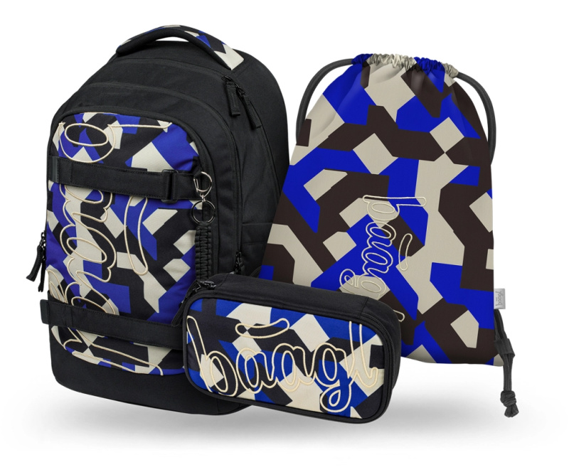 BAAGL SET 3 Skate Max Variety: batoh, penál, sáček GRS Presco Group