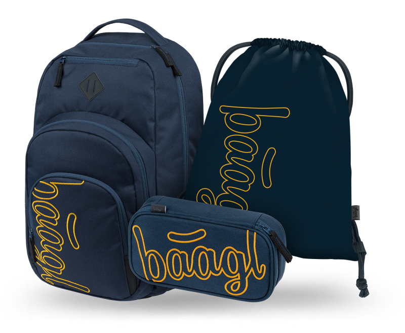BAAGL SET 3 Coolmate Lux: batoh, penál, sáček   Presco Group