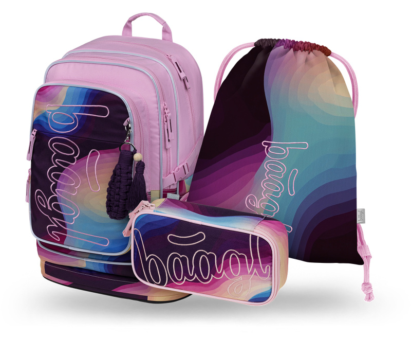 BAAGL SET 3 Cubic Lyra: batoh, penál, sáček GRS Presco Group