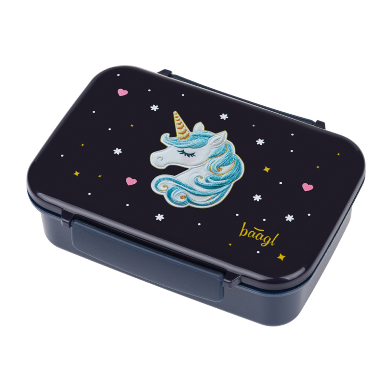 BAAGL Box na svačinu s přihrádkami Unicorn Gold Presco Group