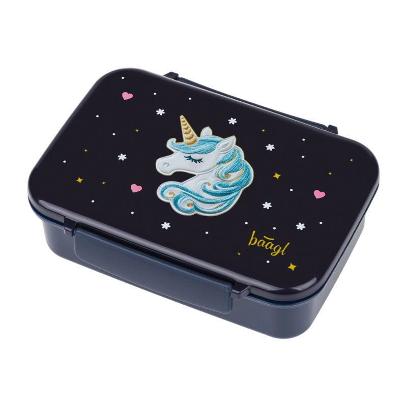 BAAGL Box na svačinu s přihrádkami Unicorn Gold Presco Group
