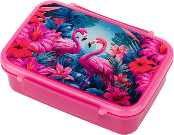 BAAGL Box na svačinu s přihrádkami Flamingo Presco Group
