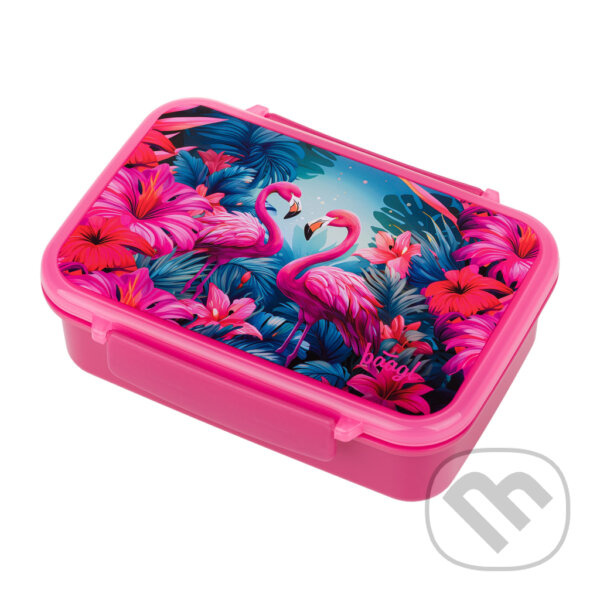 BAAGL Box na svačinu s přihrádkami Flamingo Presco Group