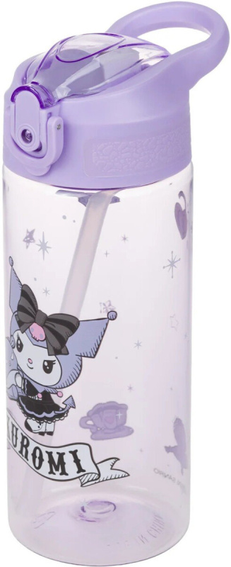 BAAGL Tritanová láhev na pití s brčkem Kuromi  Fortune Dream, 500 ml Presco Group
