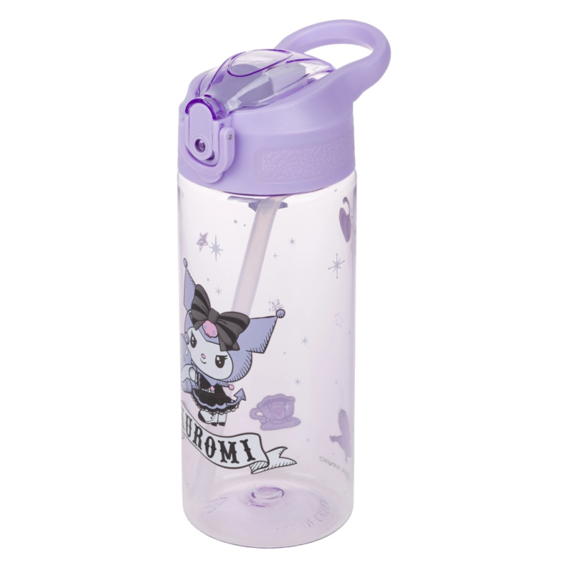 BAAGL Tritanová láhev na pití s brčkem Kuromi  Fortune Dream, 500 ml Presco Group