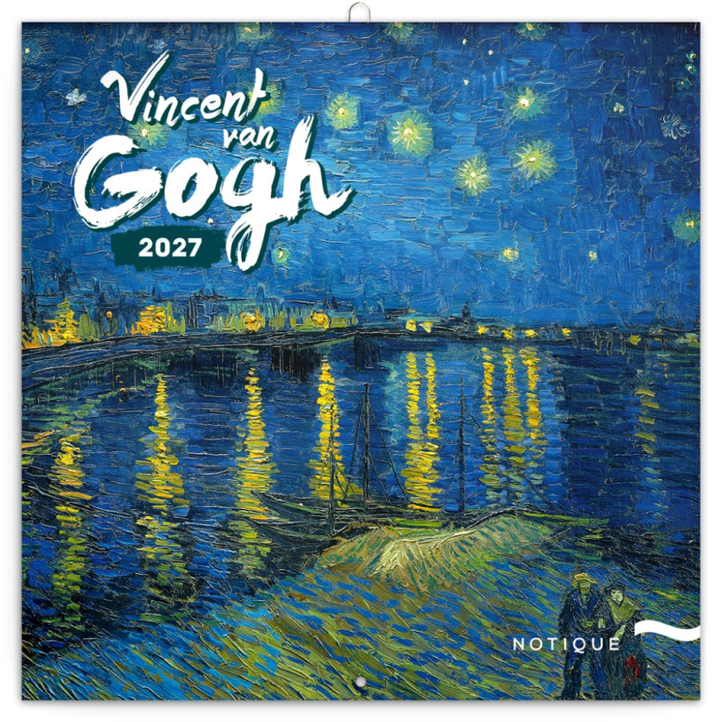 Notique mřížkový poznámkový kalendář Vincent van Gogh 2027 30 × 30 cm