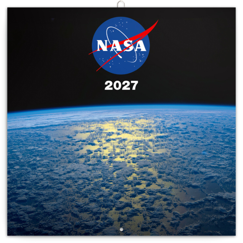 Notique nástěnný poznámkový kalendář NASA 2027 30 × 30 cm