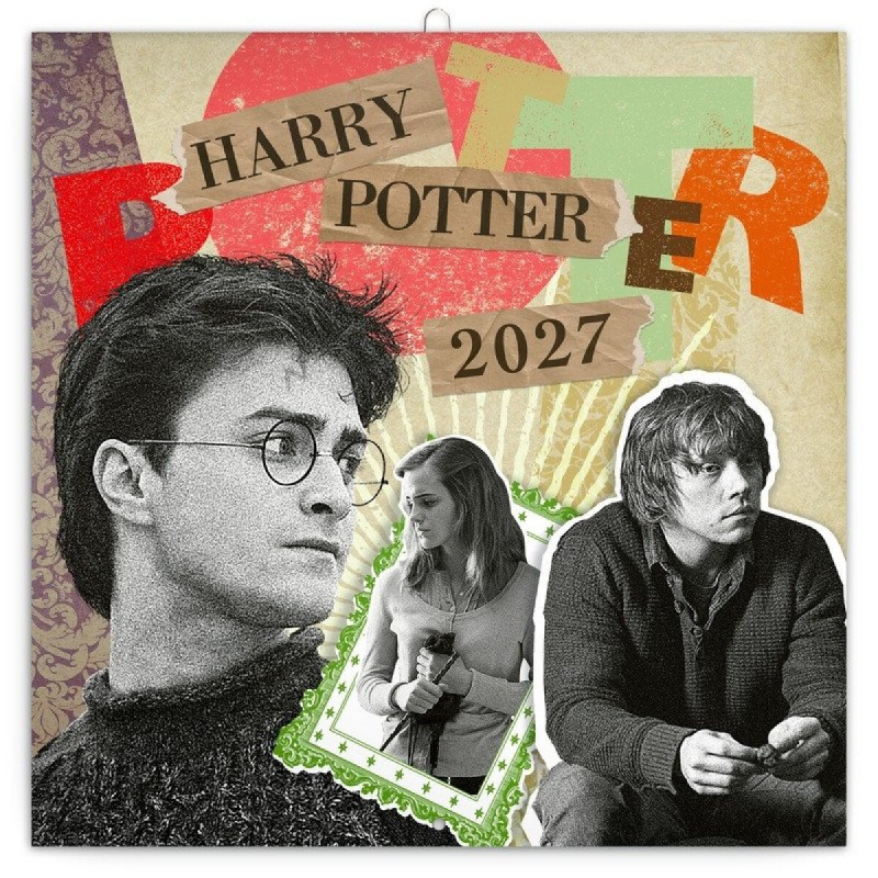 Poznámkový kalendář Harry Potter 2027, 30 × 30 cm