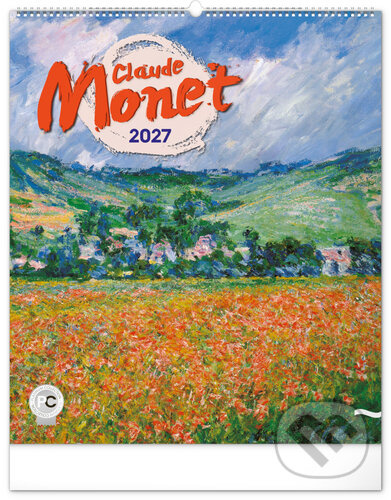 Notique nástěnný kalendář Claude Monet 2027 48 × 56 cm