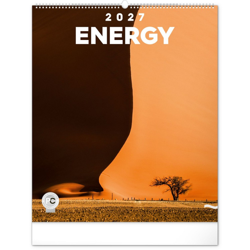 Nástěnný kalendář Energie 2027, 48 × 56 cm