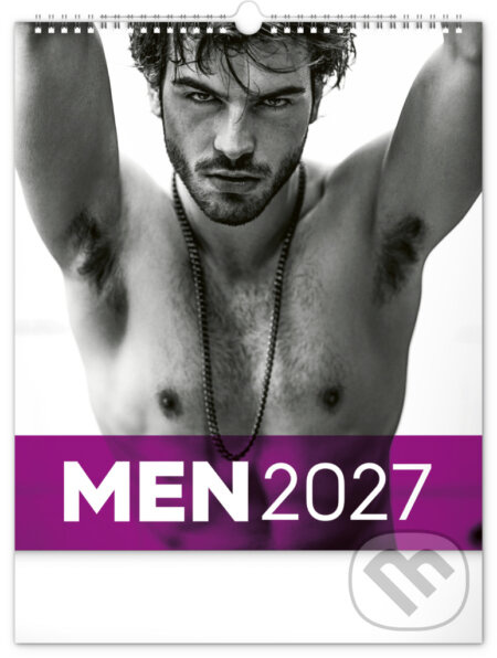 Nástenný kalendár Men 2027, 30 x 34 cm
