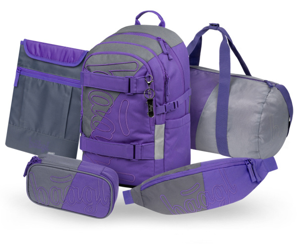 BAAGL SET 5 Skate Dual: batoh, penál, sportovní taška, ledvinka, obal na notebook GRS Presco Group