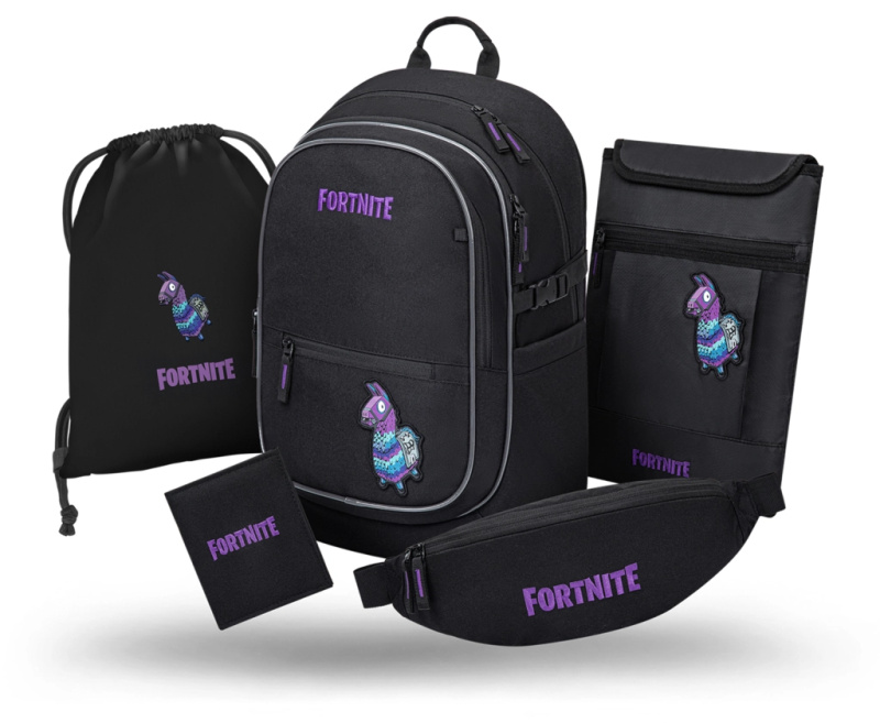 Baagl Školní set Core Fortnite Llama II
