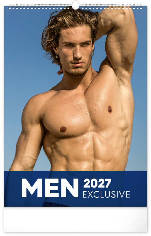 Nástěnný kalendář Men Exclusive 2027, 33 × 46 cm